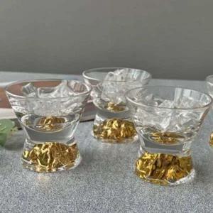 마시피렌체 KQ67EX37 24k골드 마운틴 소주잔 4P세트