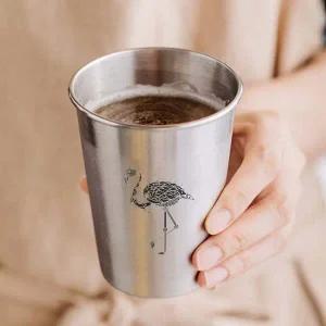 이시아르 SO28HJ51 실버 스테인레스 물컵 350ml