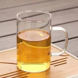 투명글라스유리컵손잡이컵주스음료잔 PY46PK05