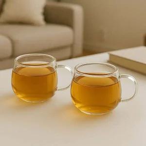 메이 DB69FH81 내열 유리잔 2p세트 150ml 찻잔