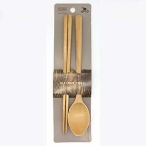 대나무 KK86RK87 재질 위생적인 수저세트 숟가락 우드수저 스푼