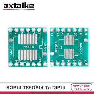 20PCS TSSOP14 SSOP14 SOP-14 SOP14-DIP14 PCB 전송 보드 DIP 핀 보드 피치 IC 어댑터 플레이트 변환