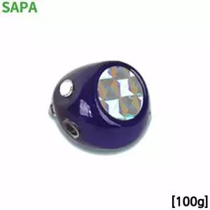 싸파 유동식 타이라바 헤드 100g 퍼플 2개입 참돔낚씨