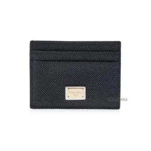 [돌체앤가바나] SS25 공용 로고 장식 카드지갑 BI0330 A1001 80999