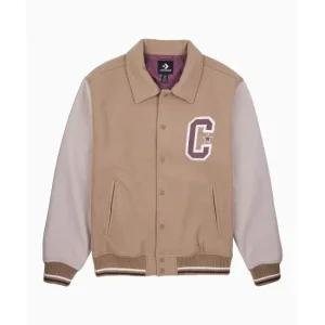 CONVERSE 레트로 C 바시티 재킷 머쉬룸 포리지 10028007-A01