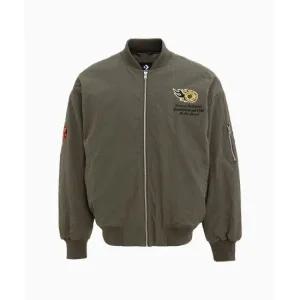 CONVERSE 봄버 패디드 재킷 그레이프 리프 MCJ127-E48