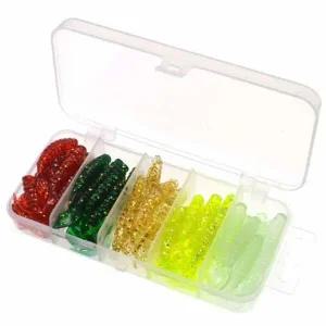 암산코리아 그럽웜 소프트베이트 5cm 50개 세트