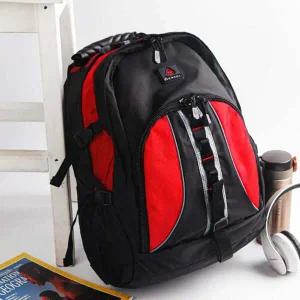 30L 여행 백팩 등산 배낭 반사 라인 가방 레드