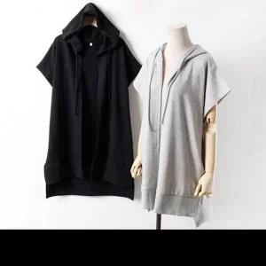 고품질 오픈 여자 조끼 빅 여성 후드 빅사이즈 추천 큰옷 인 (WFFX1TH)