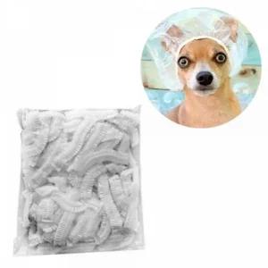 샤워 염색 일회용 비닐 헤어캡 100P