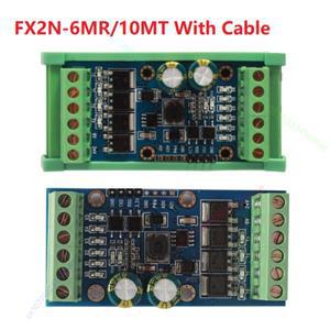 FX2N-10MT FX2N-6MR PLC 산업용 제어 보드(기본 프로그램 케이블 포함) 아날로그 입력 0-10V DINRail 설치