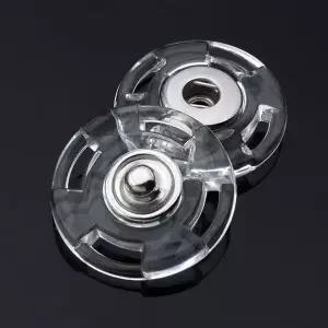 [골드스마일]버튼형고리 의류 투명 원터치 스냅 똑딱이 은폐 단추