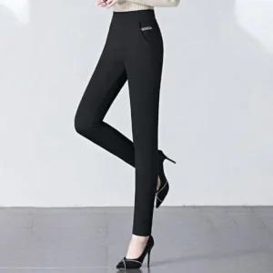 [라일리여성의류] Rly 허리밴딩바지 트레이닝 고무줄바지 스판바지 여자  43637602)