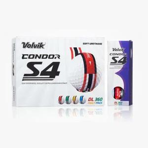 볼빅 4피스 골프공 콘도르S4 DL360 12구 인쇄 포장