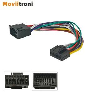 16핀 카 스테레오 라디오 ISO 와이어 하네스 키트 전원 스피커 ACC 연장 60cm 어댑터 케이블 안드로이드 플