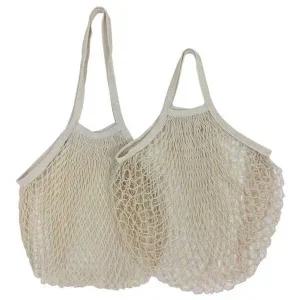 [하프클럽/]접이식 그물형 면 장바구니 네트가방 비치백 피크닉