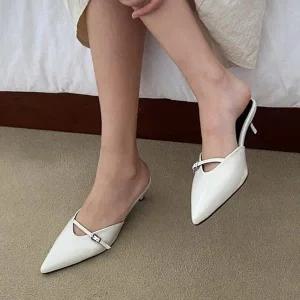 펌프스힐 베이직 하이힐 미들힐 펌프스 키높이 샌들 (WEF03FD)