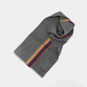 폴스미스 헤링본 스트라이프 울 믹스 공용 머플러 M1A 454D AS22 76A