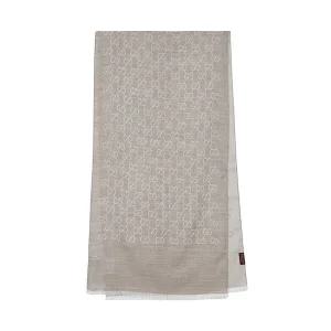 [구찌] 공용 GG 자카드 울 실크 스카프 165904 3G646 9500