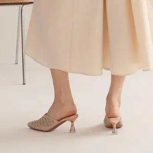 여자구두 펌프스힐 펌프스 키높이 여성화 하이힐 (WEF0401)