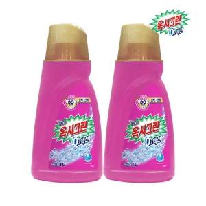 [옥시크린]옥시크린 오투액션 리퀴드 표백제 1L x2개