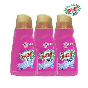 [옥시크린]옥시크린 오투액션 리퀴드 표백제 1L x3개