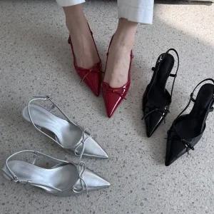 미들힐 여성신발 하이힐 샌들 웨지힐 여자구두 구두 (WEF042C)