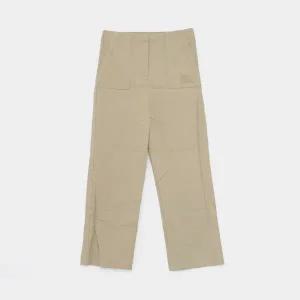 버버리키즈 기사로고 코튼 블렌드 와이드 여아 팬츠 8088678/6A