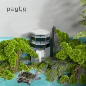 코너 여과기 거북이어항 7.5W 2단