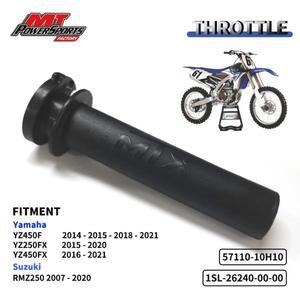 바이크 오토바이 핸들 바 손잡이 스로틀 튜브 Yamaha YZ450F WR450F 스즈키 RMZ250 2007-2020