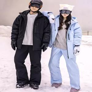 스키보드복 커플 스키복 세트 남녀 겨울 야외 보온 스노보드복 심쿵직구