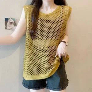 [하프클럽/]데일리 바캉스 우먼 메쉬 시어미디 클래식 베스트