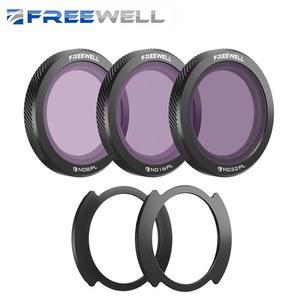 Freewell 드론 마그네틱 필터 세트 브라이트 데이 3 팩 ND8PL/ND16PL/ND32PL ND 필터 호환 DJI 네오 드론 렌즈 액세서리