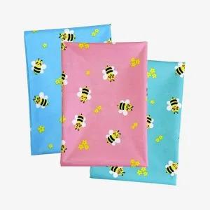 [셀러에이드]양면방수 원단-꿀벌 천/패브릭/식탁매트 수예 폴리천 PU코팅