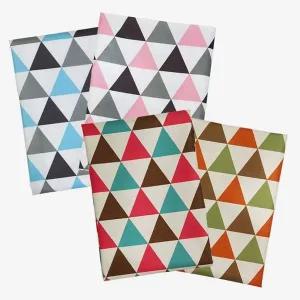 [셀러에이드]양면방수 원단-북유럽 삼각 천/패브릭/식탁매트 수예 폴리천 PU코팅