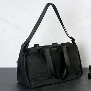 [콩심팥심]트래블백 여행 스포츠 운동 큰 보스턴 가방 블랙