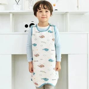 바풀 MK FW58-11 아동 수면조끼 누빔 삼중지 겨울 유아 아동 배앓이방지 조끼