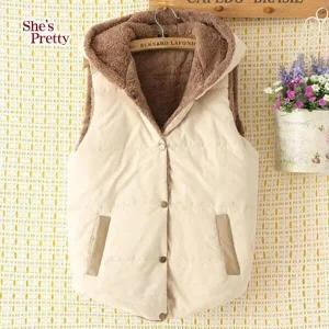 [하프클럽/쉬즈프리티]투데이후드털조끼