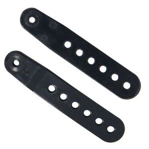 UP100 스노보드 바인딩 시스템용 5.5인치 검은색 발가락 혀 구멍 스트랩