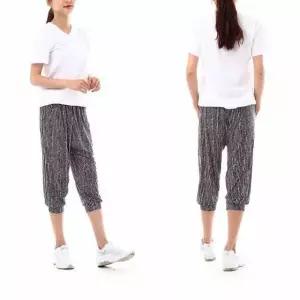 쿨팬츠 아이스바지 냉감 여성용 7부 아이스 쿨바지 FREE 스트라이프