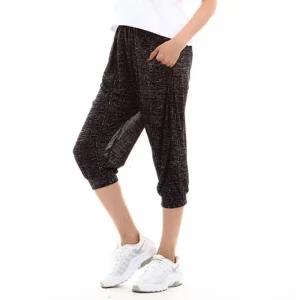 쿨팬츠 아이스바지 냉감 시원한 여자 철 쿨 아이스 모자 이크 7부 바지 여름