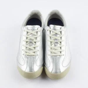 [하프클럽/데상트]데상트 공용 크론 라이더 슬림 스니커즈 실버 SP323LSN86