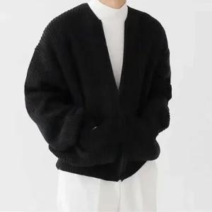 [라일리의류] Rly 간절기 남자 출근 룩 데일리 코디 집업 가디건