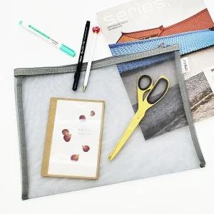 [하프클럽/]A4 메쉬 파우치 예쁜파우치 이너백 망사파우치 비치파