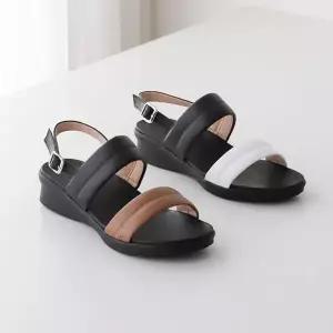 패션샌들 앵글 가을 스트랩 웨지 슈즈 여자끈샌들 힐 (WEF09AF)