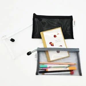 [하프클럽/]A6 메쉬 파우치 예쁜파우치 이너백 망사파우치 비치파