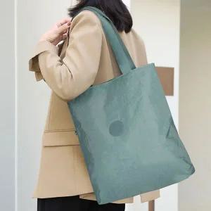 [하프클럽/]스퀘어 빅사이즈 심플 쇼퍼백 여성 숄더백 데일리가방