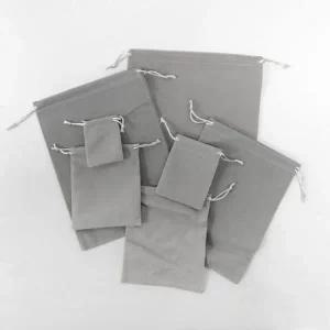 [하프클럽/]스트링 인기 벨벳 파우치 더스트백 감성 그레이