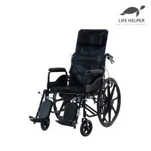 라이프헬퍼 접이식 수동 휠체어 A5 (리클라이닝 거상형)장애인 노인 야외 병