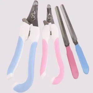 [셀러에이드]강아지 발톱 관리 용품 블루 애완견 발톱깎이 저소음 발톱컷터